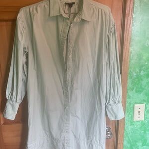 J. Crew Women's Mint Button Down Dress